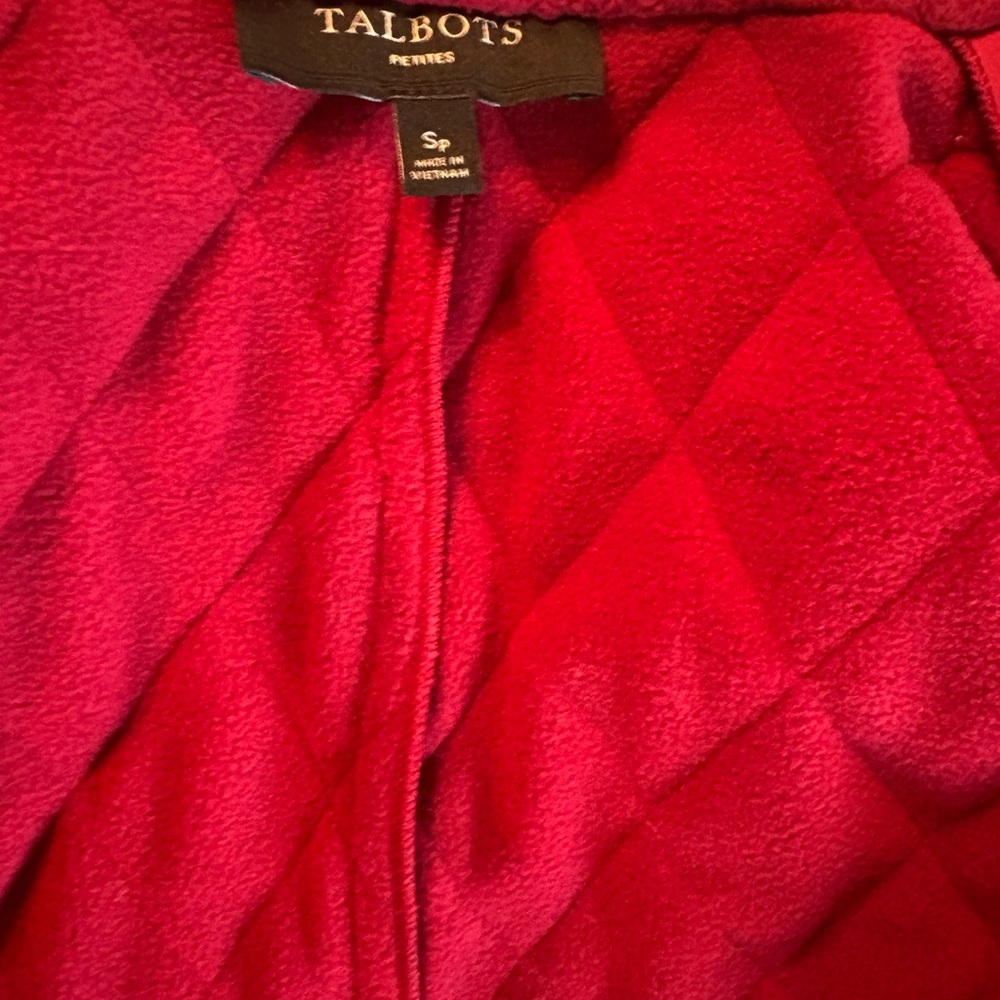 Talbots Women's Vest in Red‎ size Small Petite - Picture 7 of 7